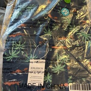 Tropical buttoned down shirt